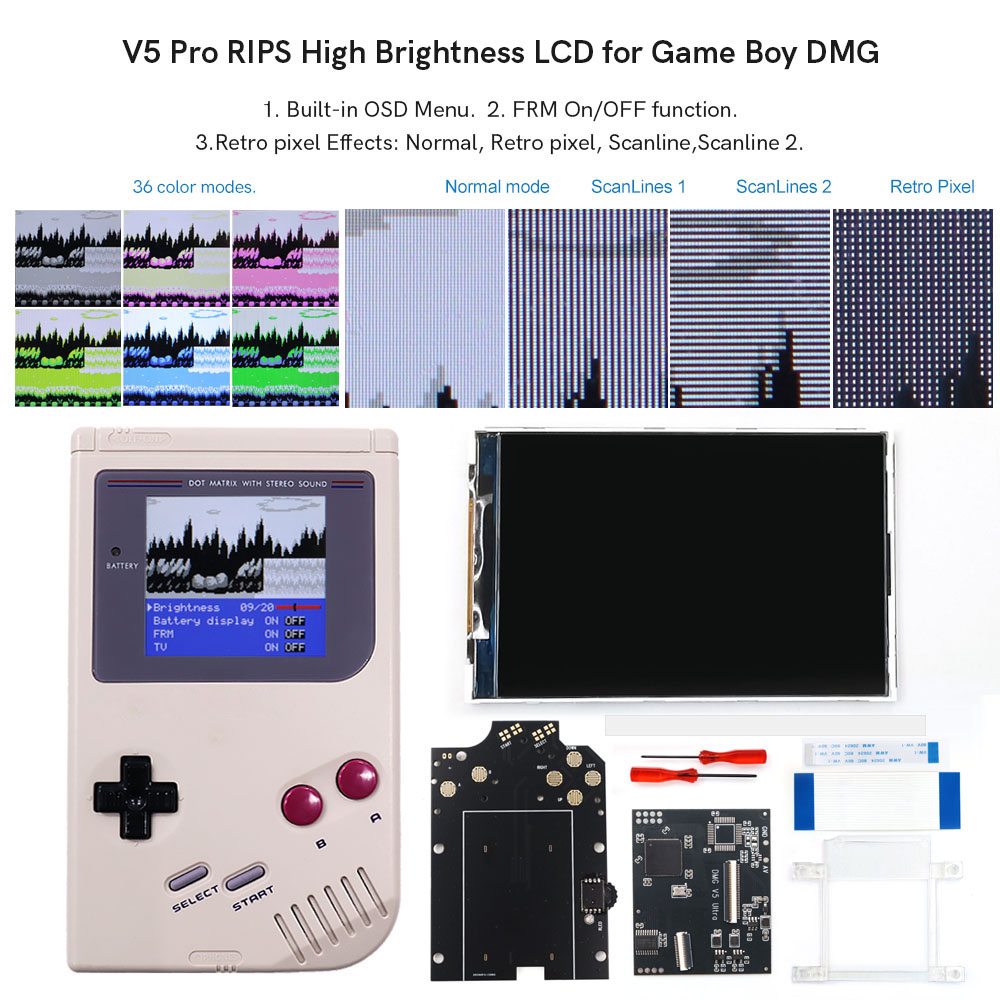 Lcd Screen Arcade - شاشة LCD من HISPEEDIDO لجهاز GB