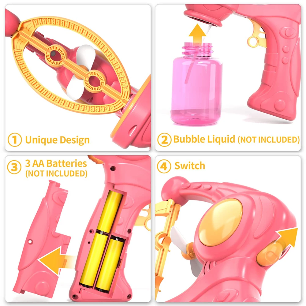 مسدس فقاعات أوتوماتيكي، آلة نف - مراجعة Bubble Gum Machine وسعره