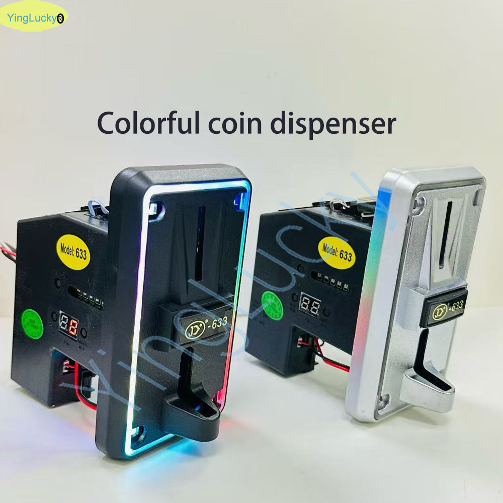 الملونة LED متعددة عملة متقبل  - مراجعة Arcade Vending Machines وسعره