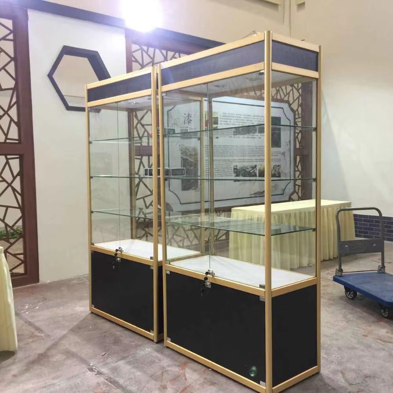 خزانة عرض زجاجية فاخرة لمتجر ا - مراجعة Glass Cabinet Display وسعره