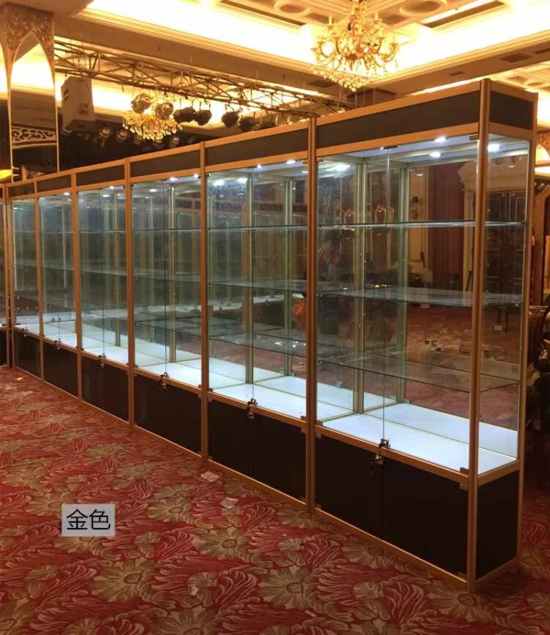 خزانة عرض زجاجية فاخرة لمتجر ا - مراجعة Glass Cabinet Display وسعره