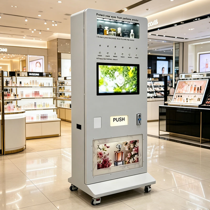 آلة بيع العطور بالرش بدون نقود - مراجعة Popcorn Vending Machine وسعره