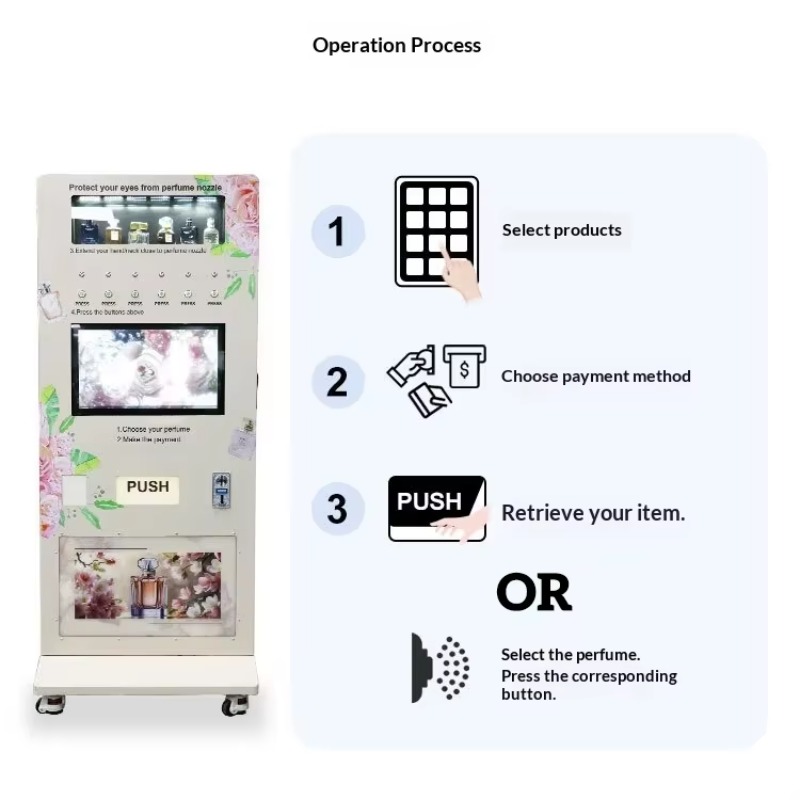 آلة بيع العطور بالرش بدون نقود - مراجعة Popcorn Vending Machine وسعره