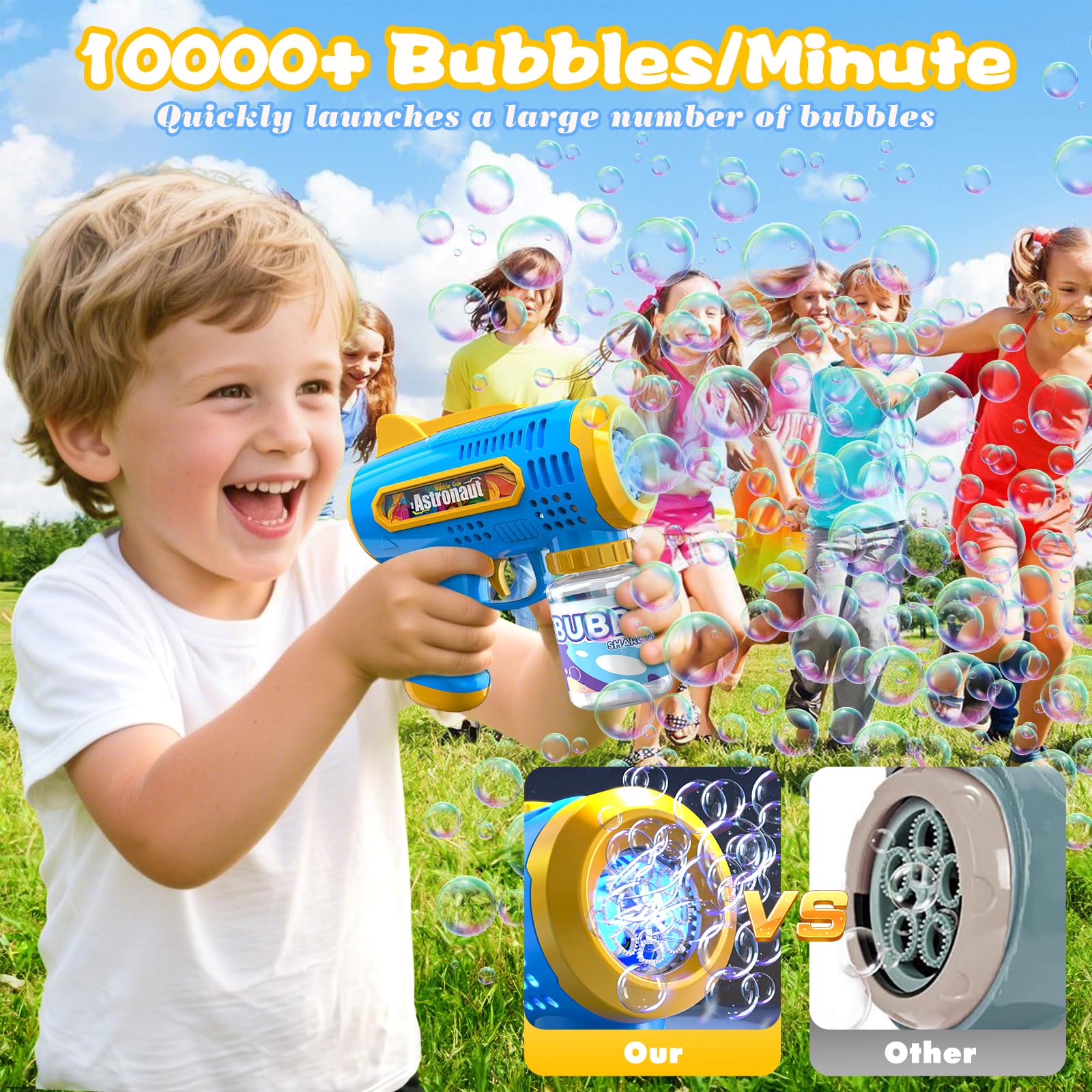 مسدس فقاعات، آلة فقاعات أوتوما - مراجعة Bubble Gum Machine وسعره