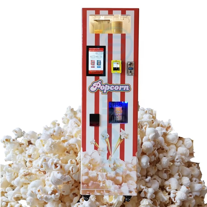 آلة بيع الوجبات الخفيفة للسينم - مراجعة Popcorn Vending Machine وسعره