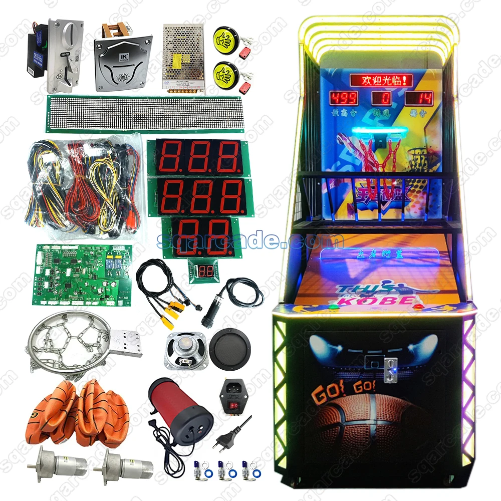 آلة ألعاب كرة السلة للبالغين ت - مراجعة Lcd Screen Arcade وسعره