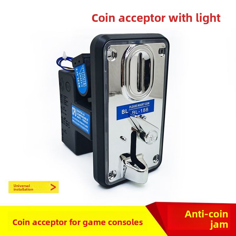 جهاز قبول العملات BL188 مع إضا - مراجعة Coin Acceptor Selector وسعره