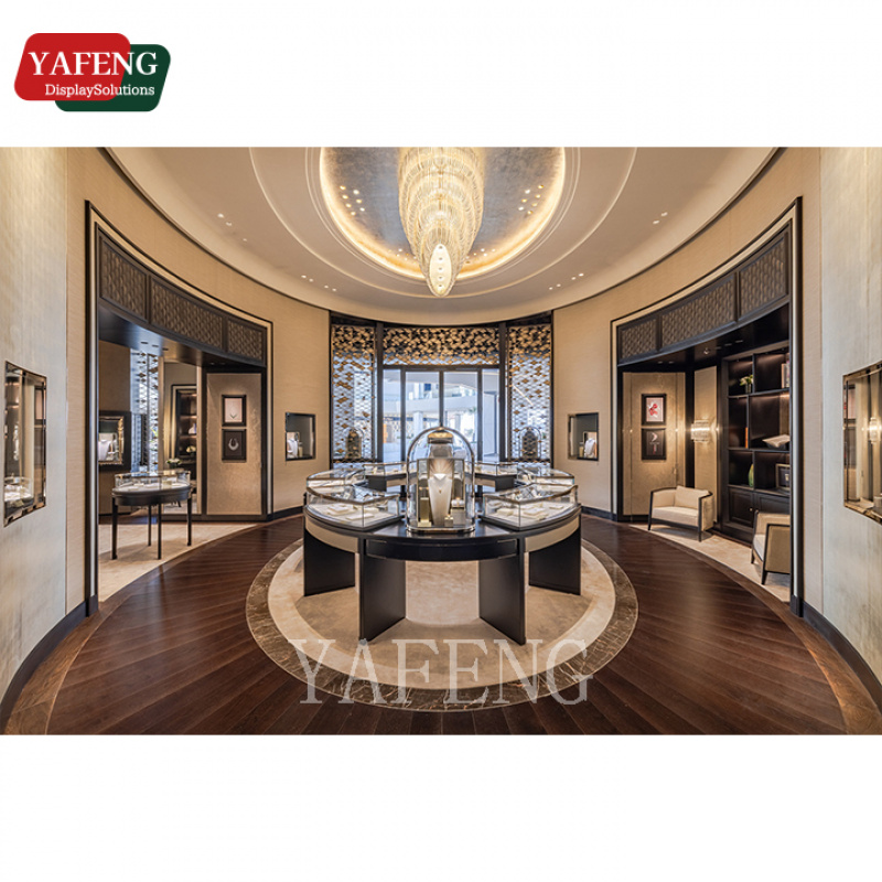 Custom. خزانة عرض مجوهرات من ا - مراجعة Glass Cabinet Display وسعره
