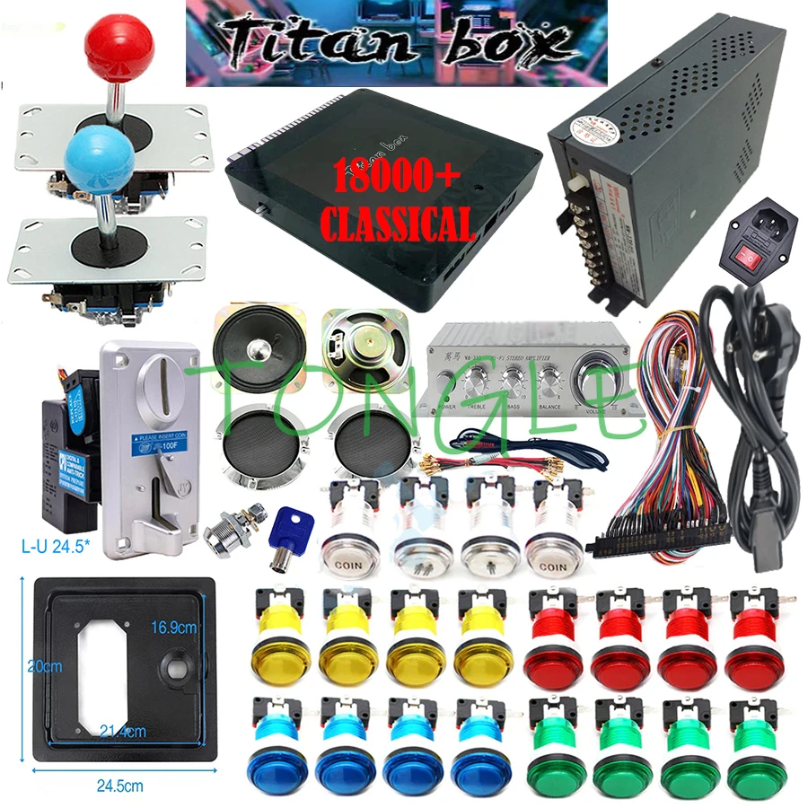 2 لاعبين صندوق تيتان 18000 + ف - مراجعة Arcade Game Cabinet وسعره